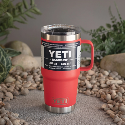 RAMBLER® 20 OZ TRAVEL MUG  WITH STRONGHOLD™ LID